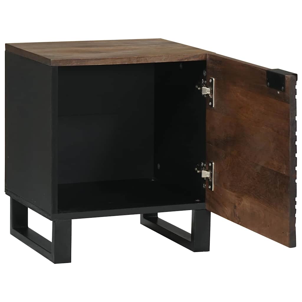 Bedside Cabinet Walnut 40 x 33 x 46 cm Solid mango wood