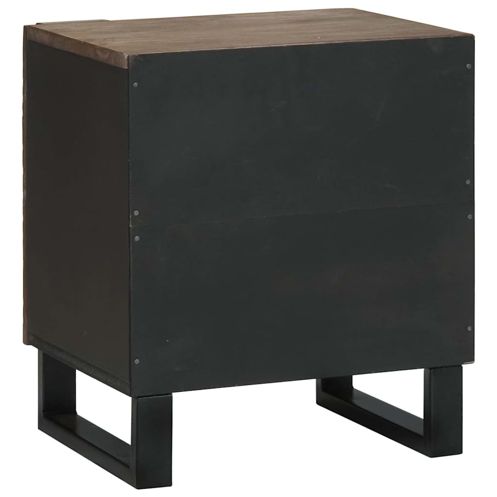 Bedside Cabinet Walnut 40 x 33 x 46 cm Solid mango wood