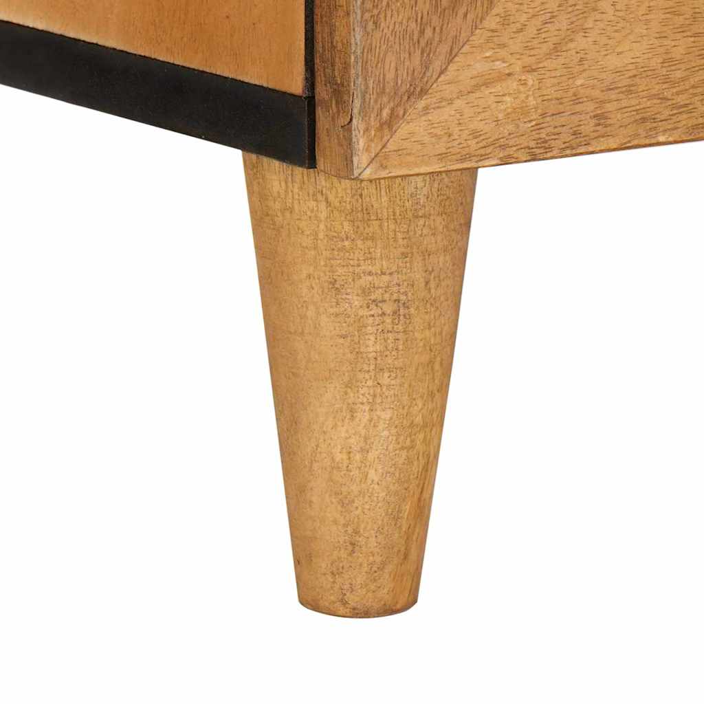 Bedside Table Light brown 40 x 33 x 46 cm Solid mango wood