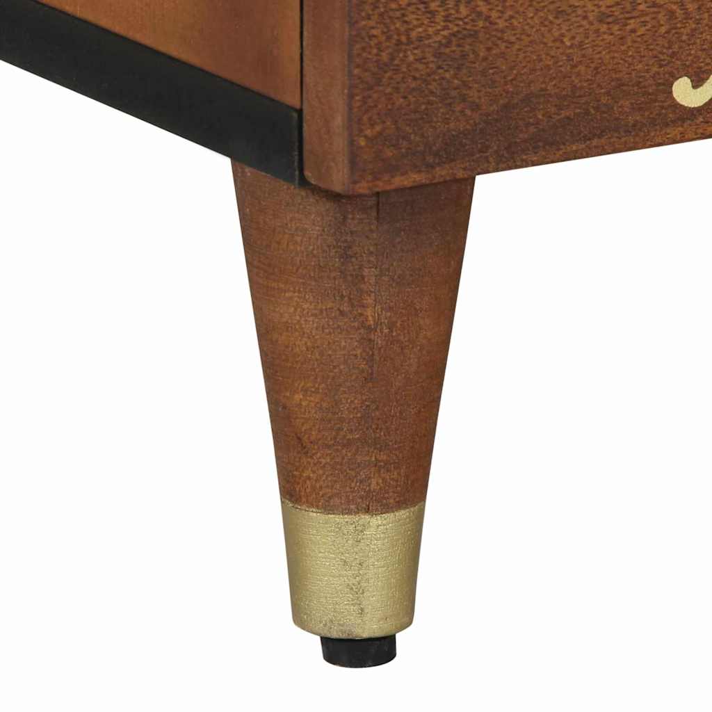 Bedside Cabinet Honey brown 40 x 33 x 46 cm Solid mango wood