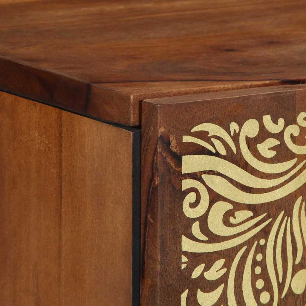 Bathroom Wall Cabinet with Storage Honey brown 38 x 33 x 48 cm