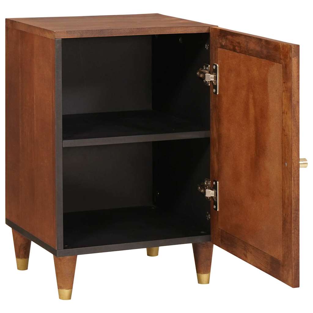 Bathroom Cabinet with Shelf with Door Brown 38 x 33.5 x 58 cm