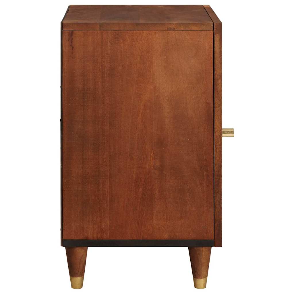Bathroom Cabinet with Shelf with Door Brown 38 x 33.5 x 58 cm