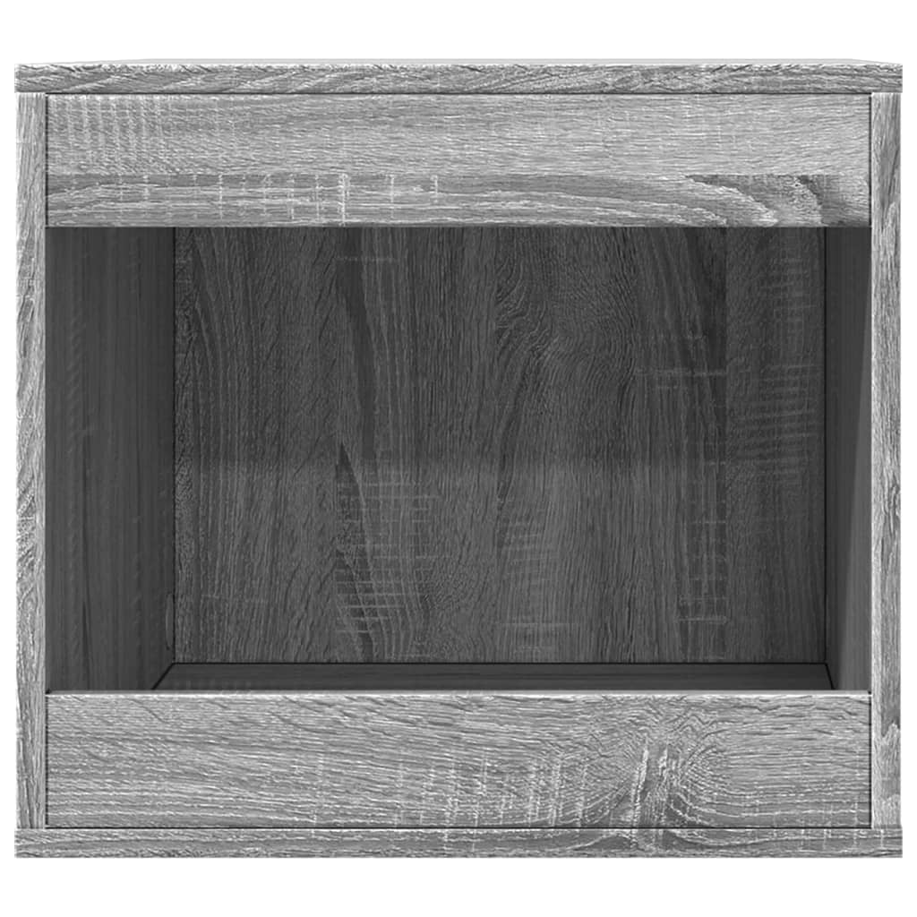 Cat Litter Box Enclosure Grey Sonoma 47x59x42 cm Engineered Wood