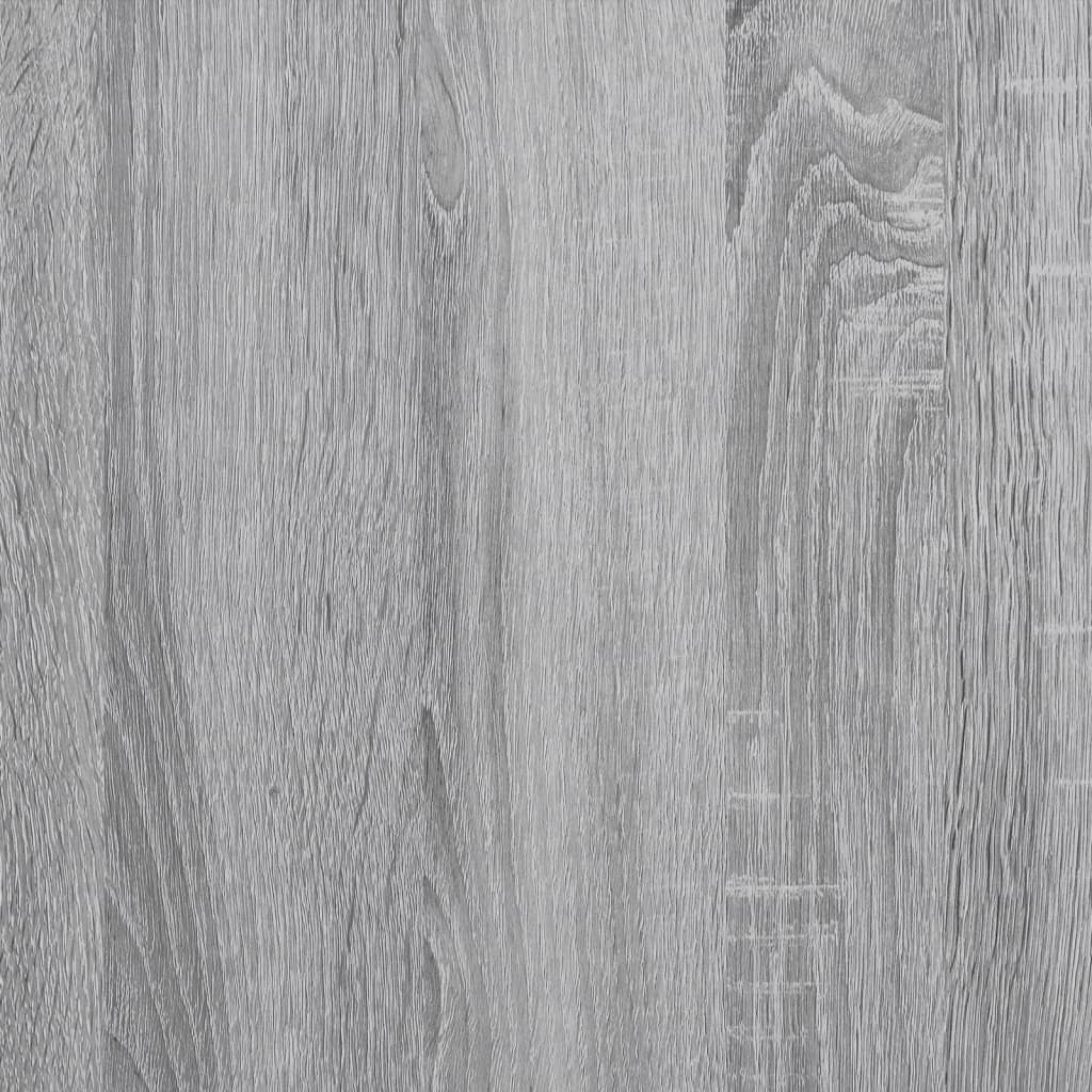 Cat Litter Box Enclosure Grey Sonoma 47x59x42 cm Engineered Wood