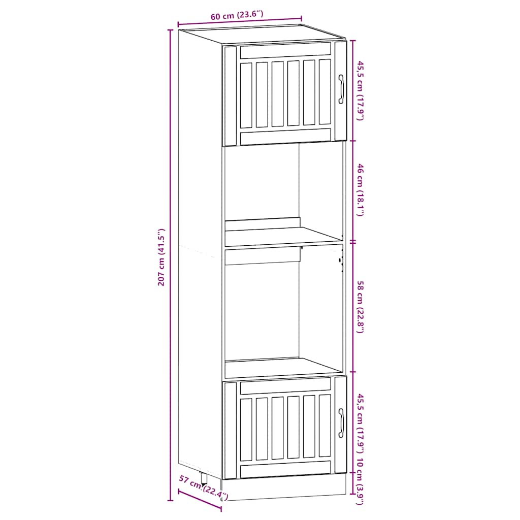 7 Piece Kitchen Cabinet Set Lucca Sonoma Oak Engineered Wood