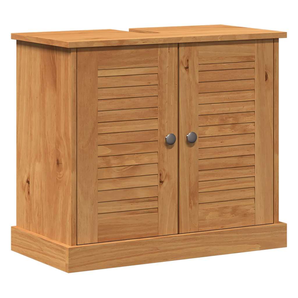 Sink Cabinet VIGO Honey brown 67.5 x 34 x 59 cm Solid pine wood