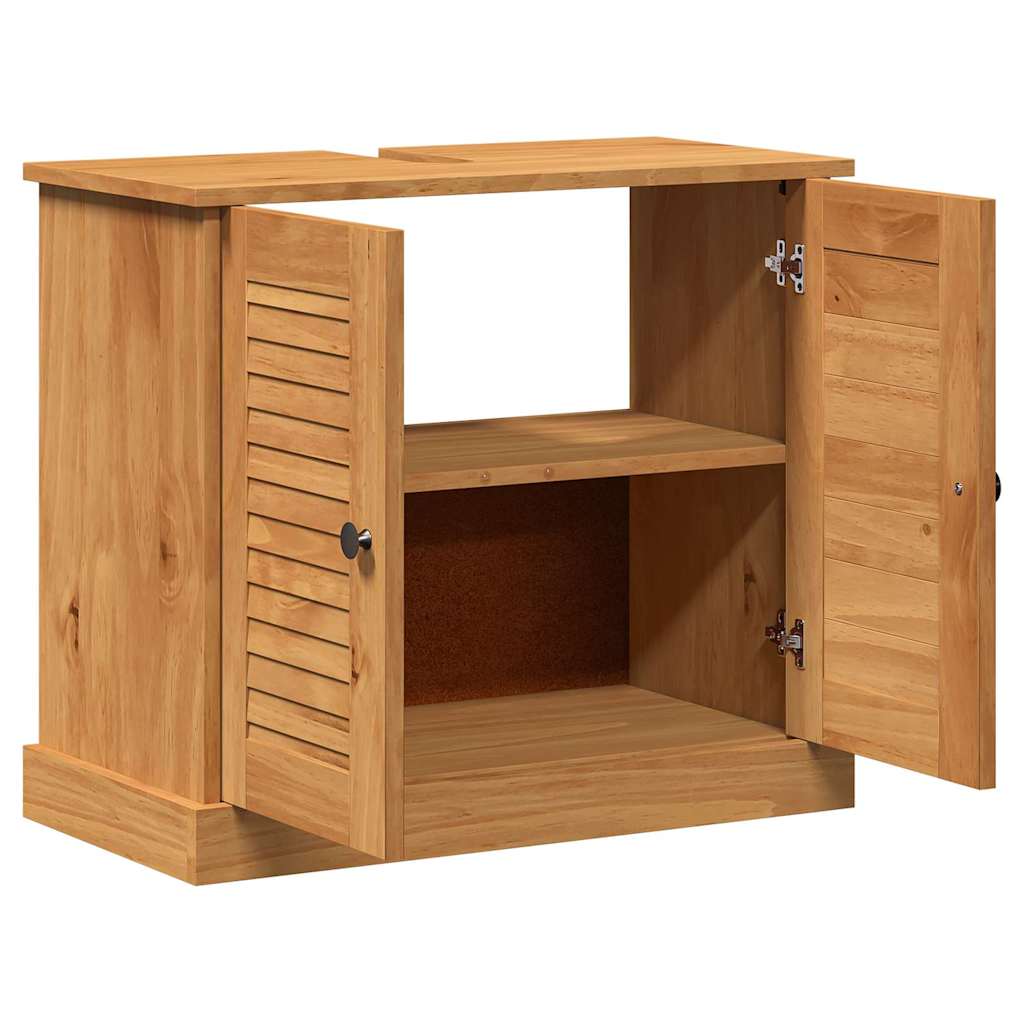 Sink Cabinet VIGO Honey brown 67.5 x 34 x 59 cm Solid pine wood