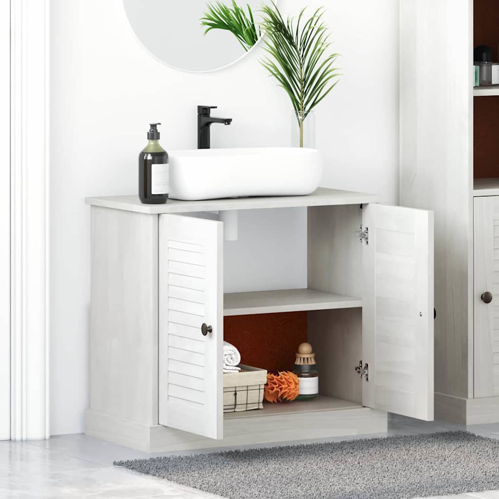 Sink Cabinet with Shelf VIGO Antique white 67.5 x 34 x 59 cm