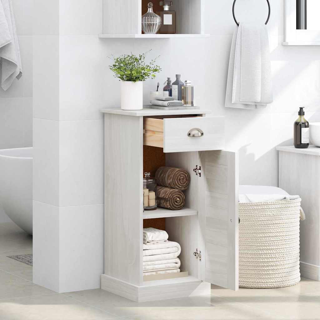 Bathroom Cabinet VIGO White 37.5 x 34 x 80 cm Solid Pine wood