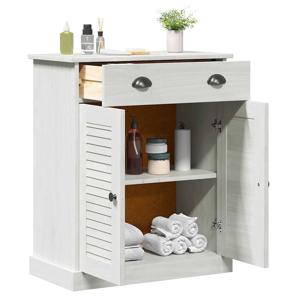 Bathroom Cabinet VIGO White 67.5 x 34 x 80 cm Solid pine wood