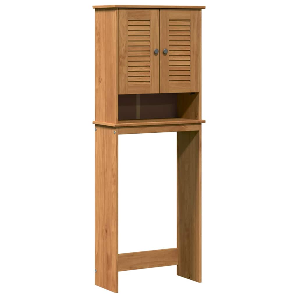 Toilet Cabinet with Shelf VIGO Honey brown 60 x 27 x 161 cm