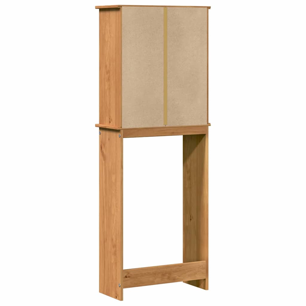 Toilet Cabinet with Shelf VIGO Honey brown 60 x 27 x 161 cm