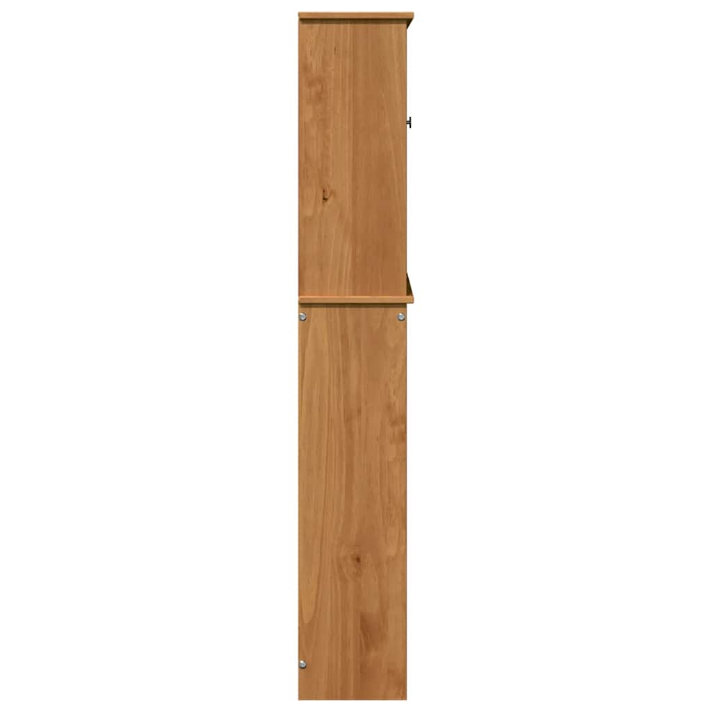 Toilet Cabinet with Shelf VIGO Honey brown 60 x 27 x 161 cm