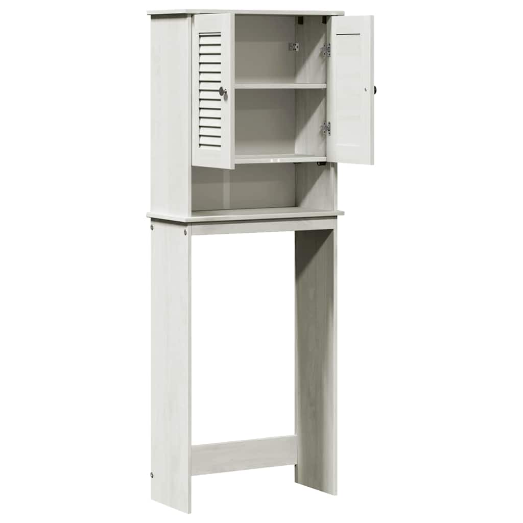 Toilet Cabinet VIGO White 60 x 27 x 161 cm Solid pine wood