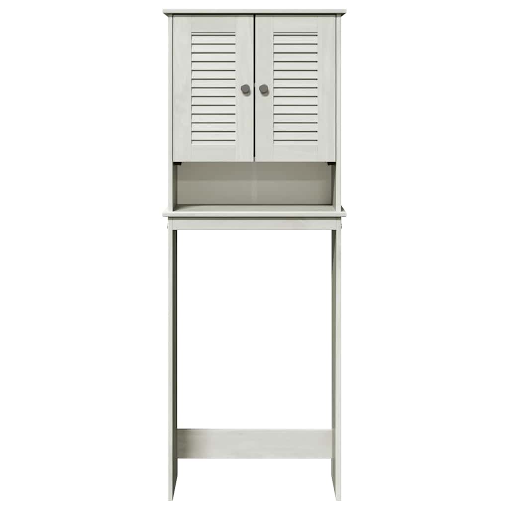 Toilet Cabinet VIGO White 60 x 27 x 161 cm Solid pine wood