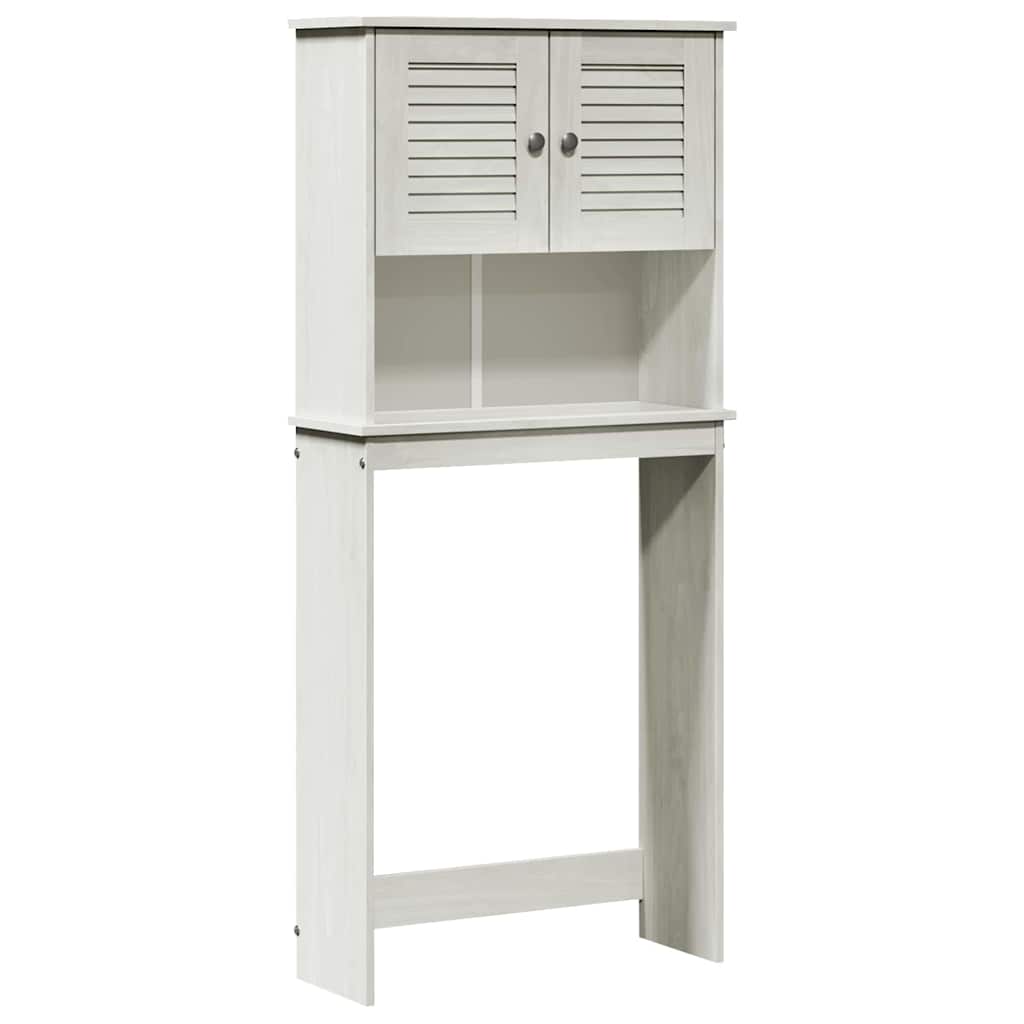 Washing Machine Cabinet with Door VIGO White 72.5 x 27 x 161 cm
