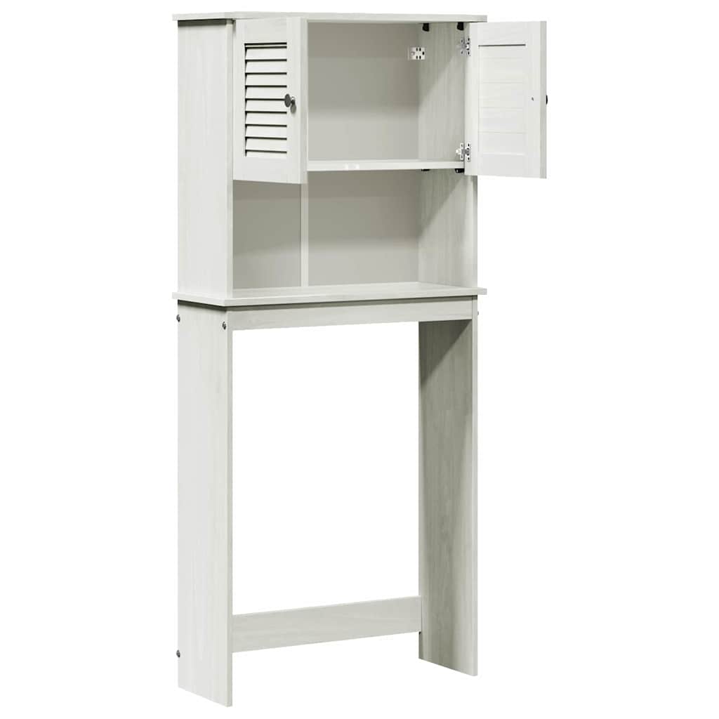 Washing Machine Cabinet with Door VIGO White 72.5 x 27 x 161 cm