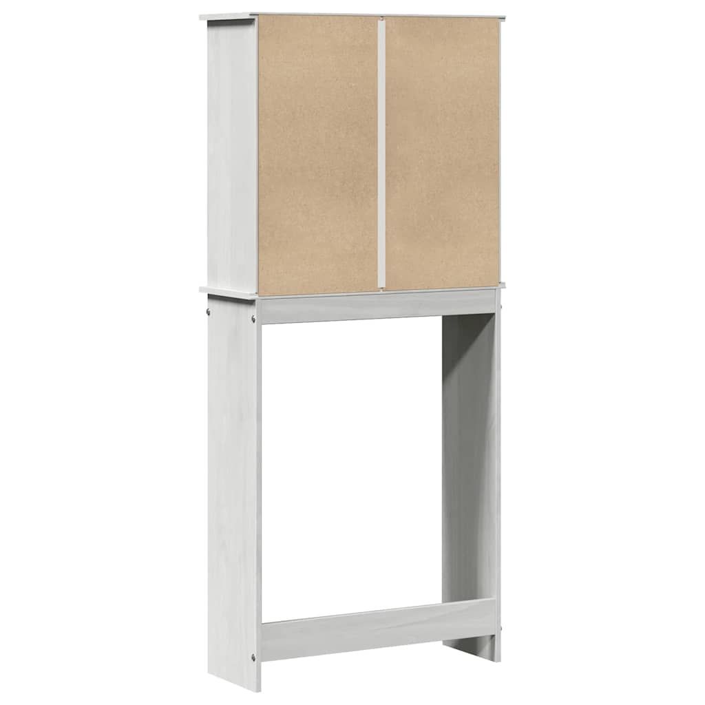 Washing Machine Cabinet with Door VIGO White 72.5 x 27 x 161 cm