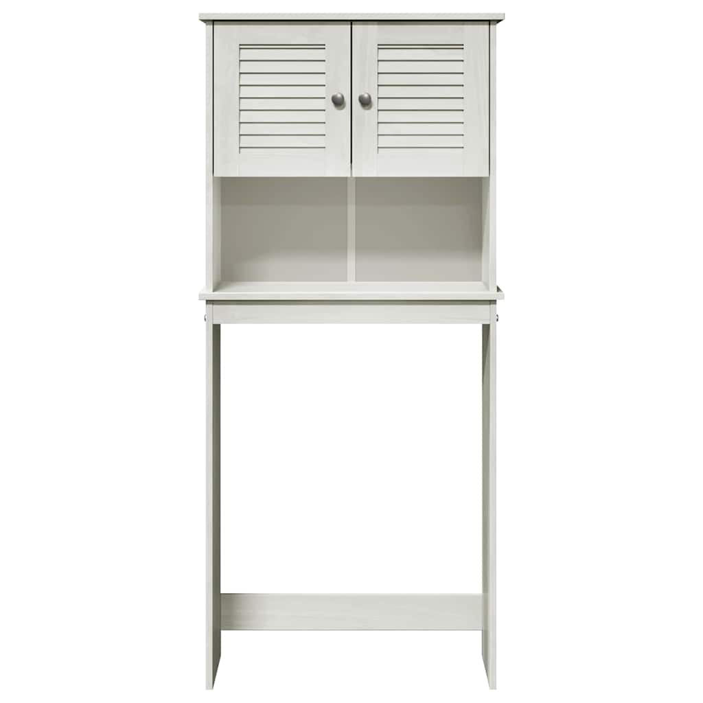 Washing Machine Cabinet with Door VIGO White 72.5 x 27 x 161 cm
