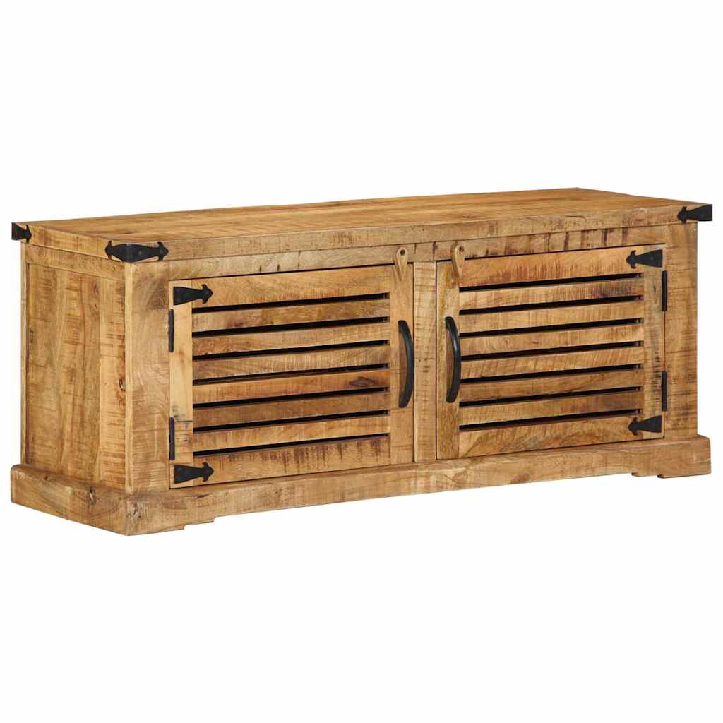 Shoe Cabinet Brown 110 x 38 x 45 cm Solid Mango wood