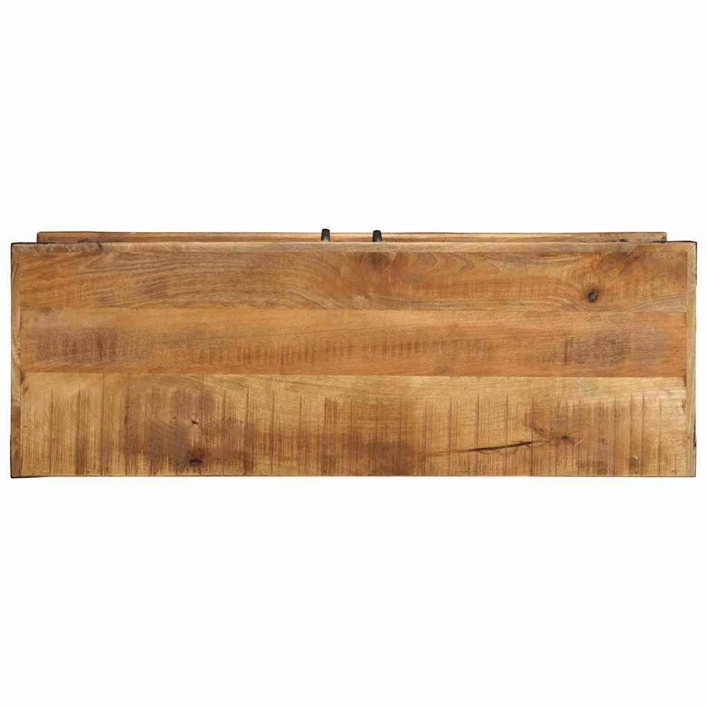 Shoe Cabinet Brown 110 x 38 x 45 cm Solid Mango wood