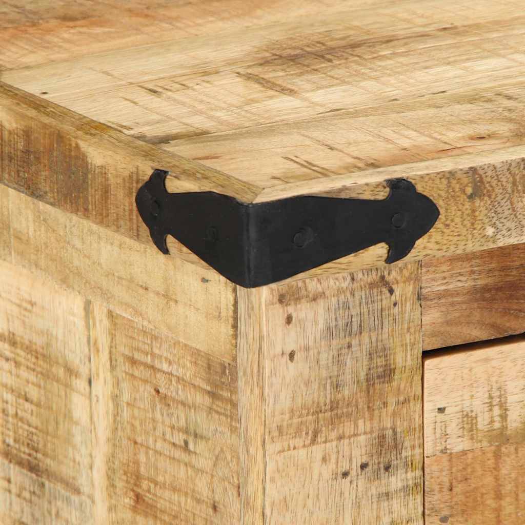 Bench Brown 110 x 35 x 50 cm Solid Mango Wood