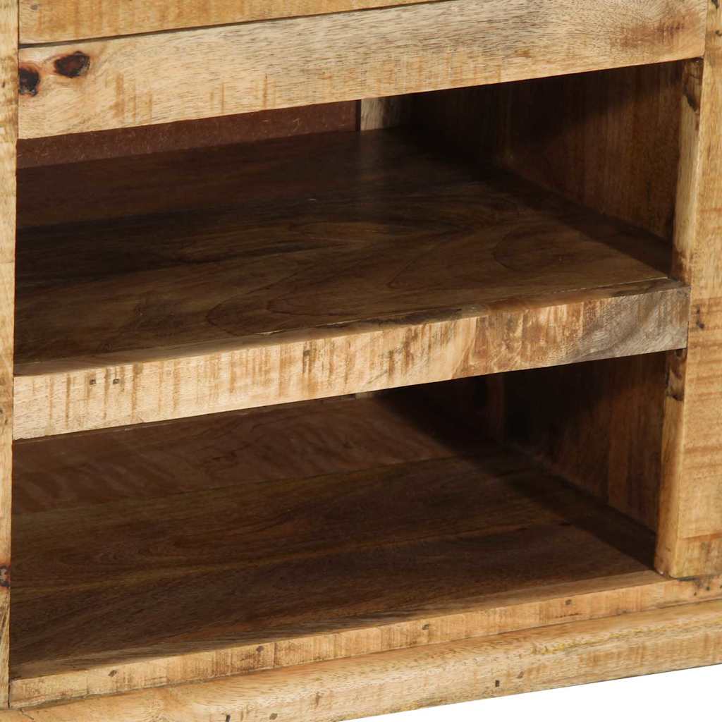 Bench Brown 110 x 35 x 50 cm Solid Mango Wood