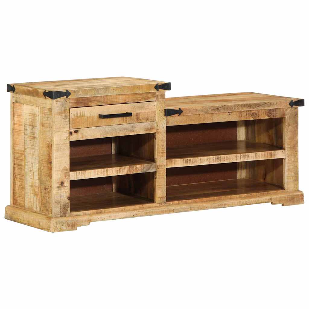 Bench Brown 110 x 35 x 50 cm Solid Mango Wood