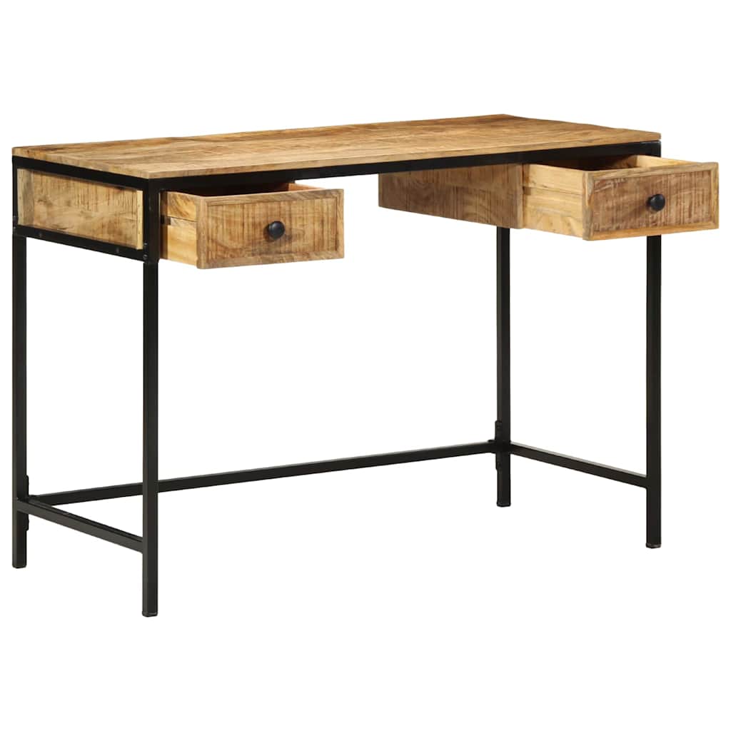 Desk with Drawer Brown 105 x 50 x 75 cm Solid Mango wood