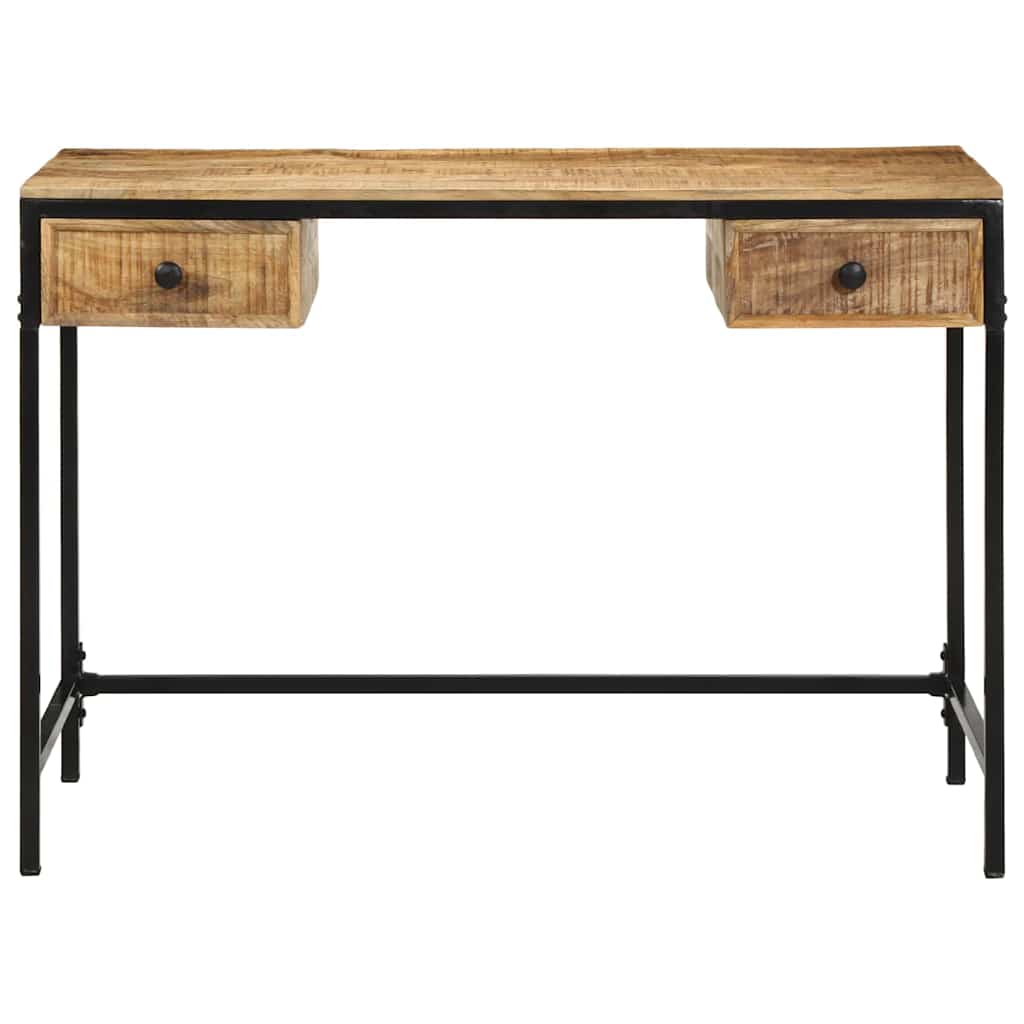 Desk with Drawer Brown 105 x 50 x 75 cm Solid Mango wood