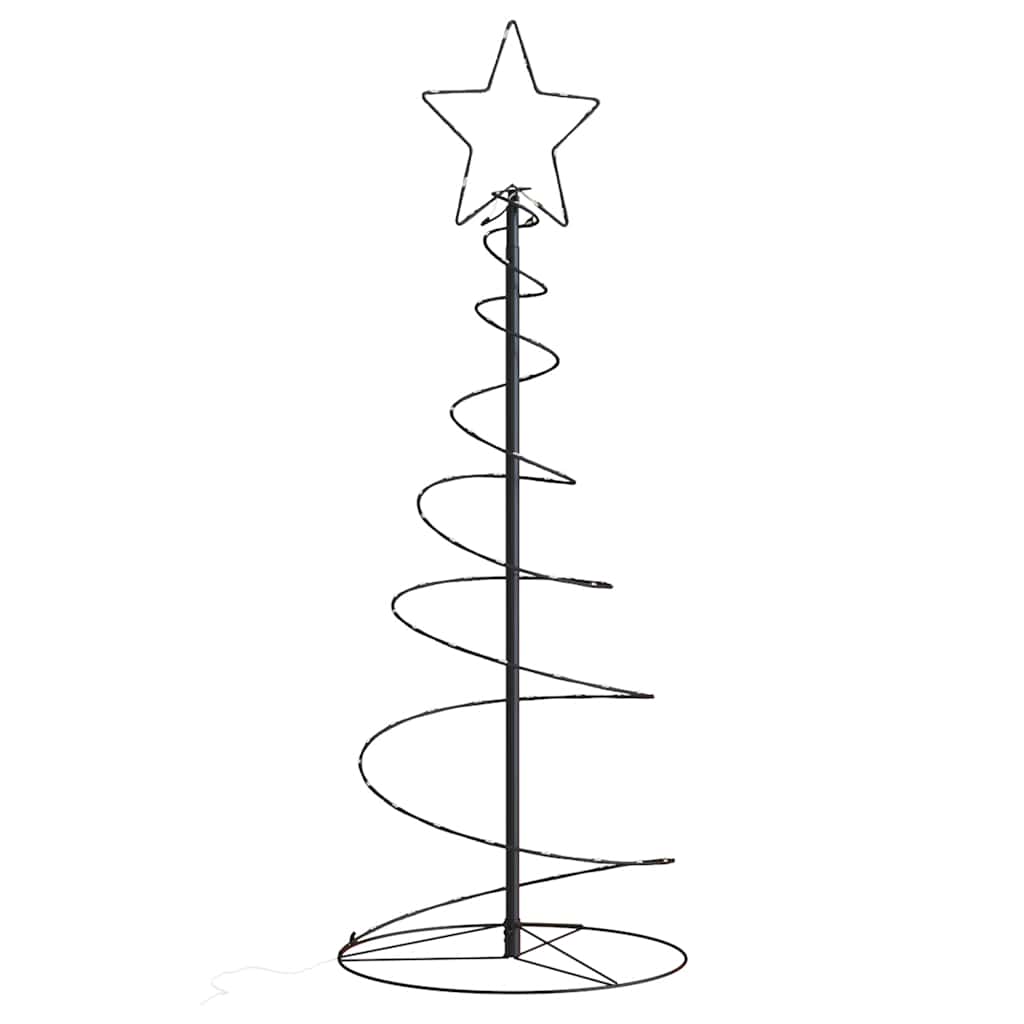 LED Christmas Tree 80 LEDs Warm White 120 cm