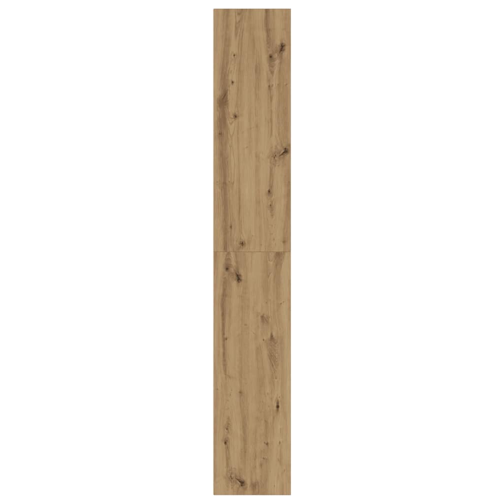 Book Cabinet Artisian Oak 80x30x189 cm Engineered Wood