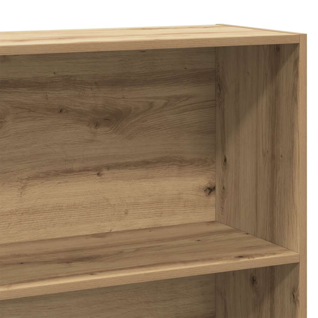 Book Cabinet Artisian Oak 80x30x189 cm Engineered Wood