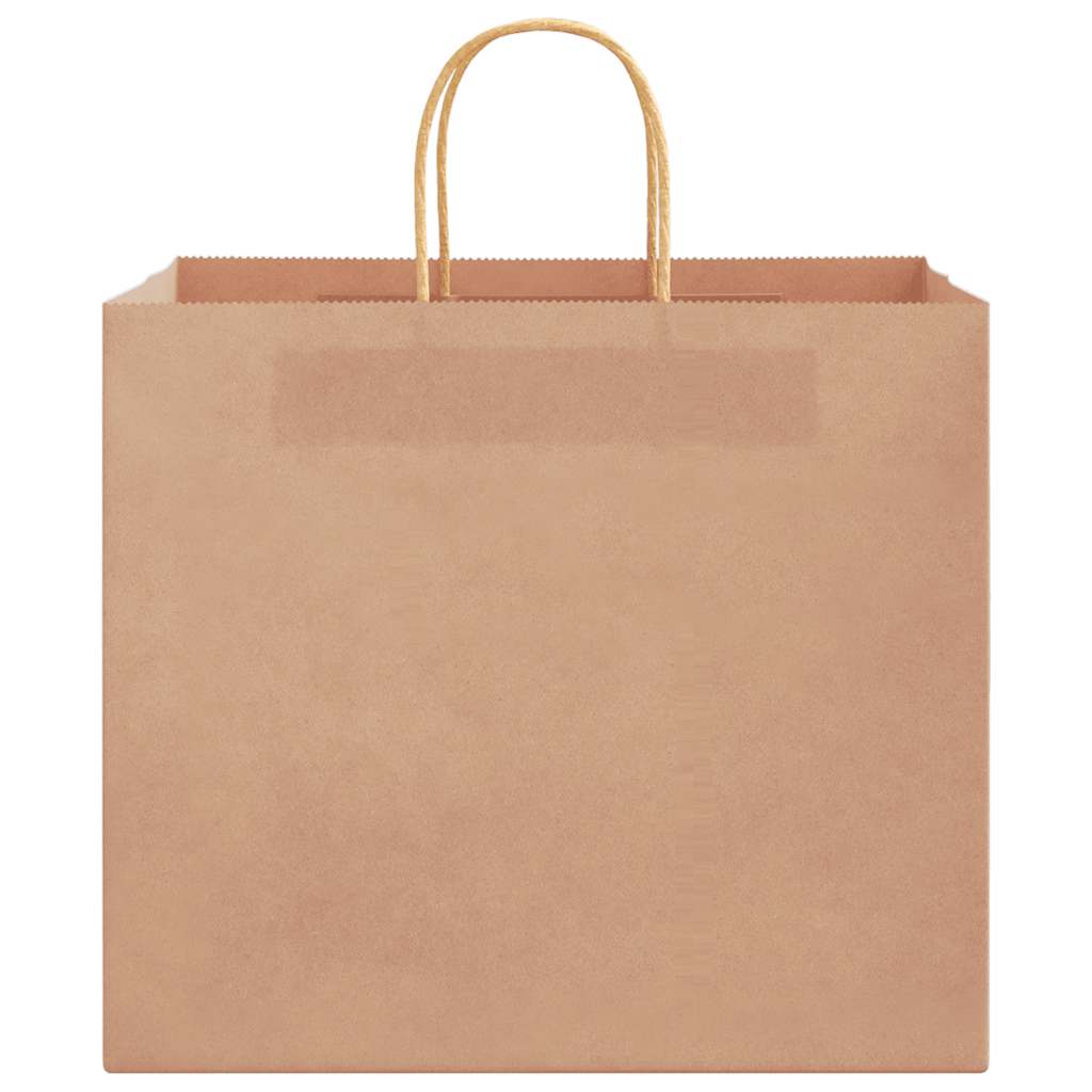 Paper Bags 50 pcs with Handles Brown 32x22x28 cm