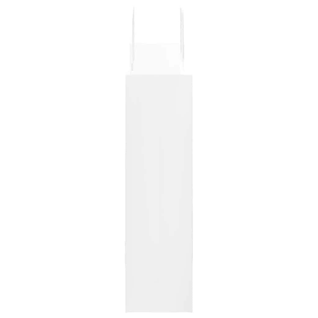 Paper Bags 50 pcs with Handles White 32x12x42 cm