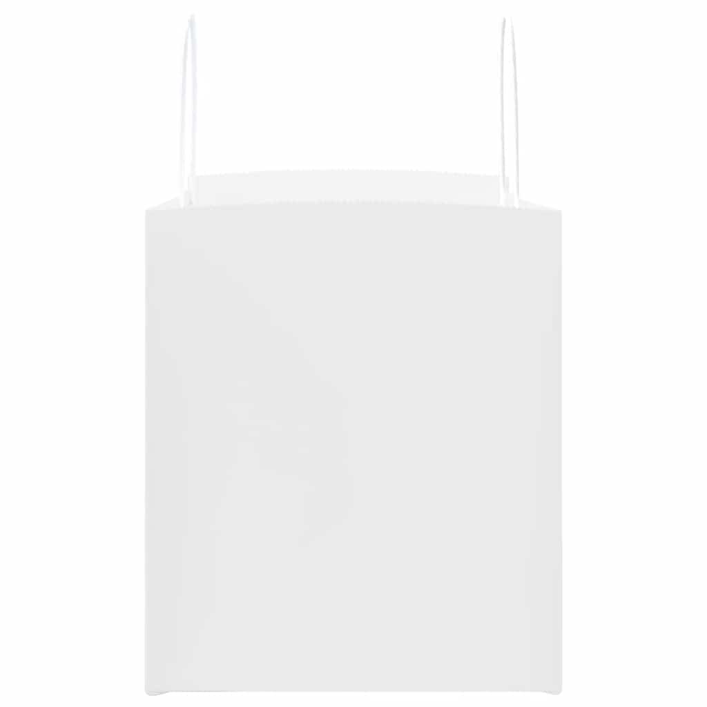 Paper Bags 50 pcs with Handles White 32x22x24 cm