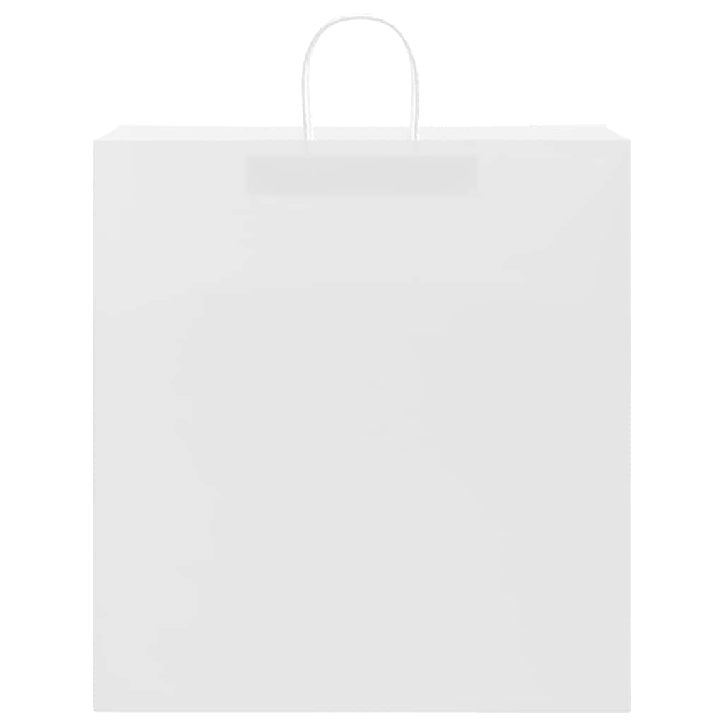 Paper Bags 50 pcs with Handles White 45x17x48 cm