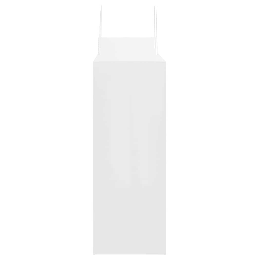Paper Bags 250 pcs with Handles White 32x17x44 cm