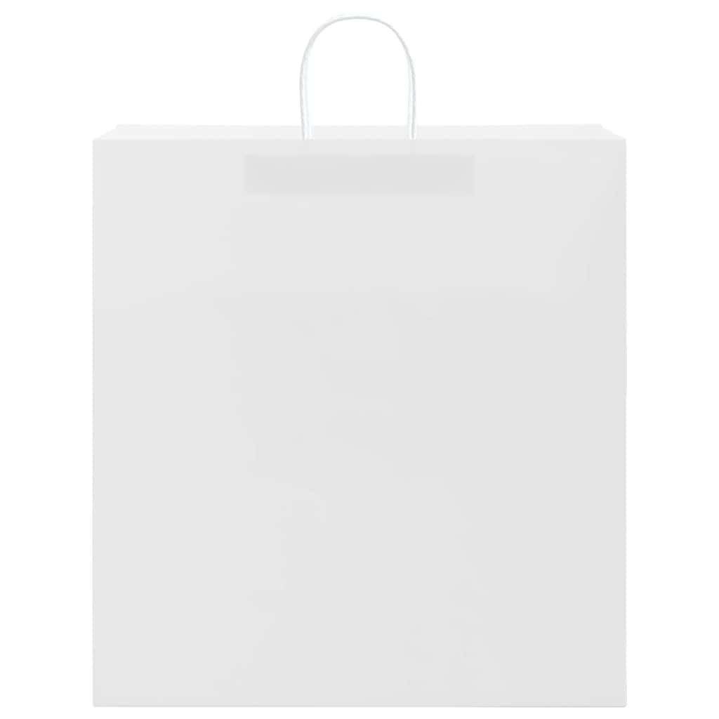 Paper Bags 250 pcs with Handles White 45x17x48 cm