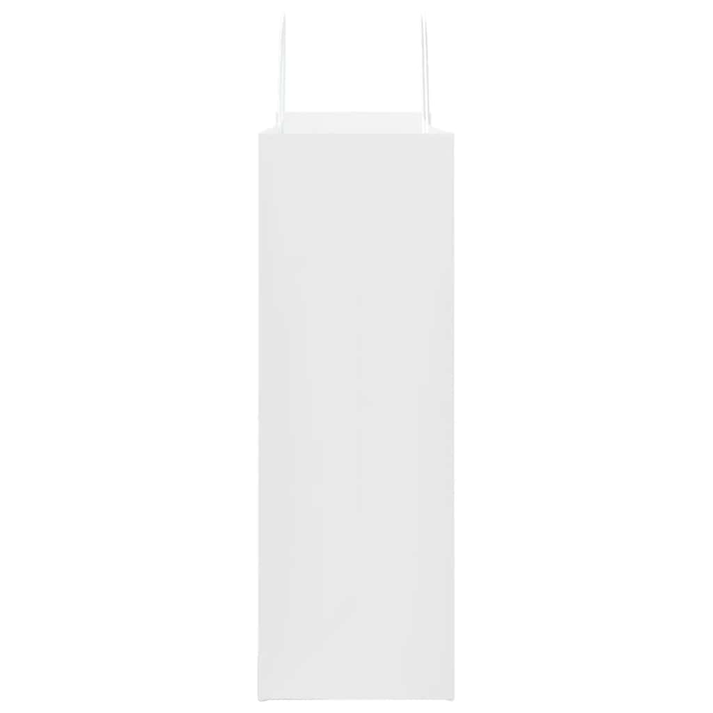 Paper Bags 250 pcs with Handles White 45x17x48 cm