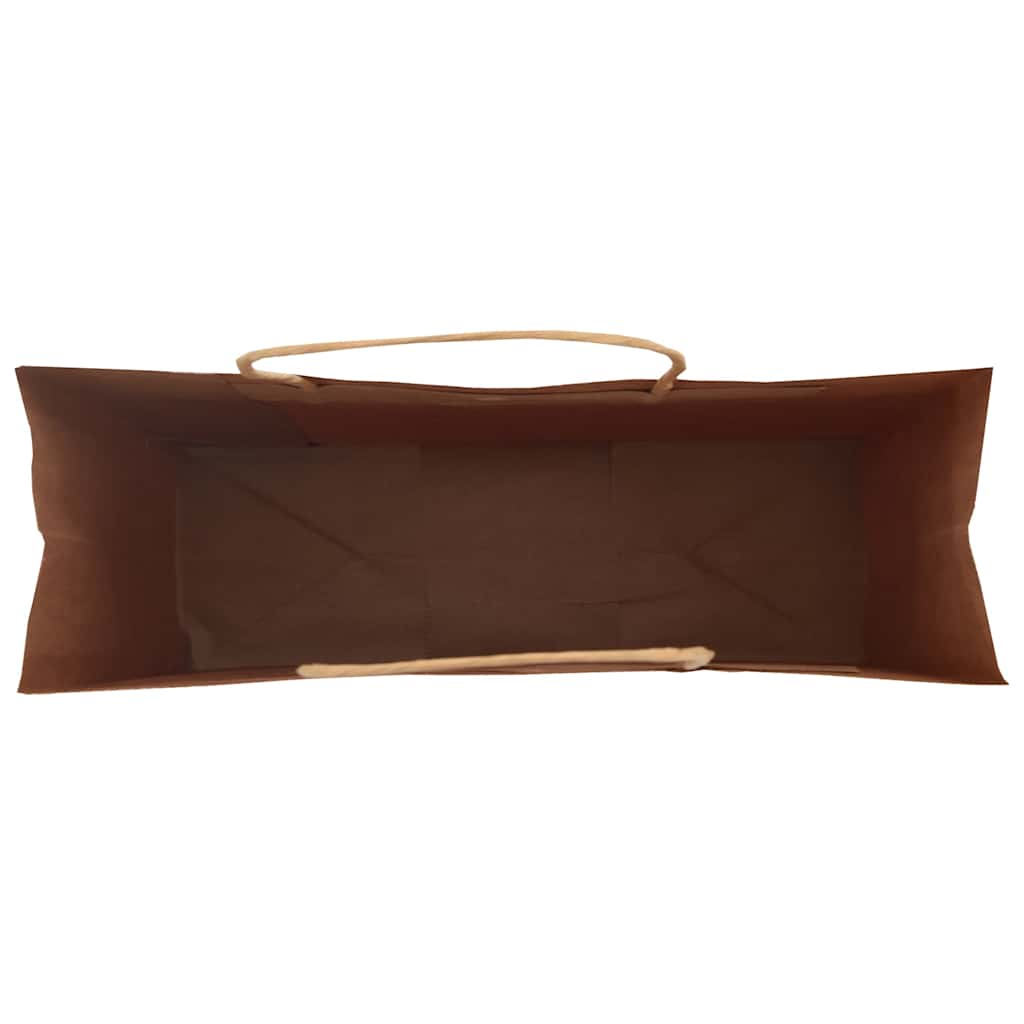 Paper Bags 250 pcs with Handles Black 32x12x42 cm