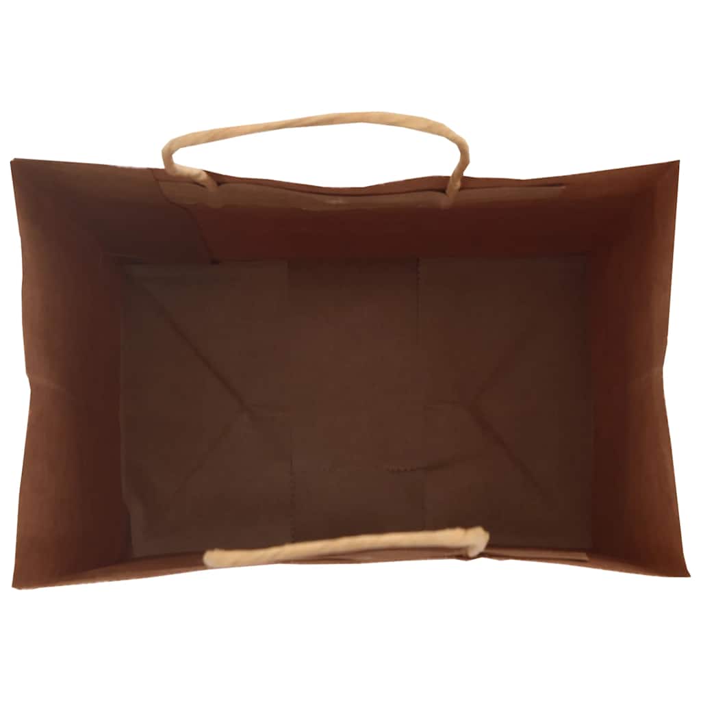 Paper Bags 250 pcs with Handles Black 32x22x24 cm