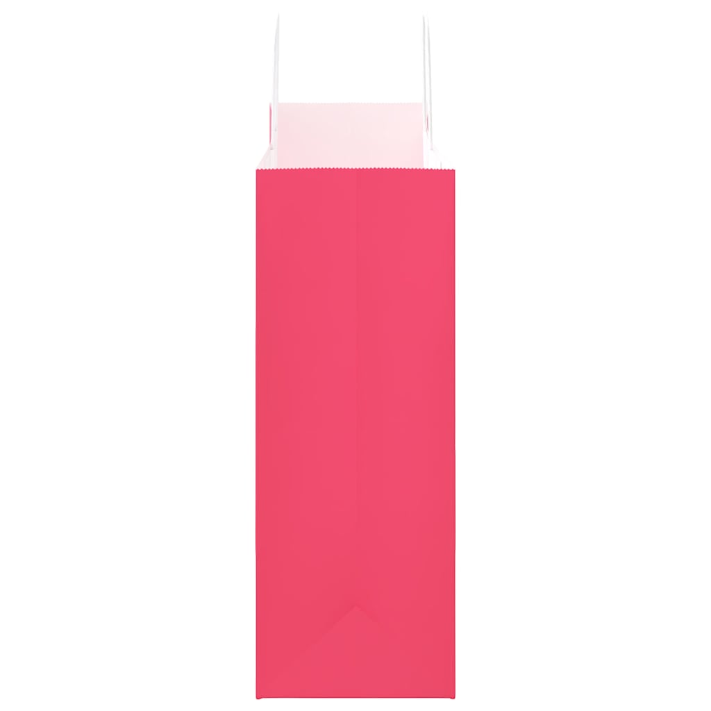 Paper Bags 50 pcs with Handles Pink 32x17x44 cm