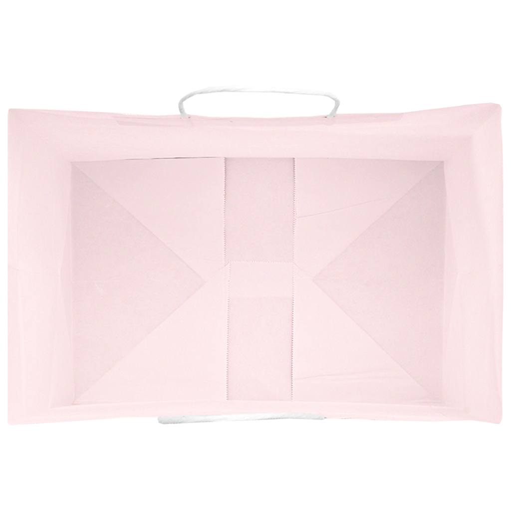 Paper Bags 50 pcs with Handles Pink 32x22x24 cm