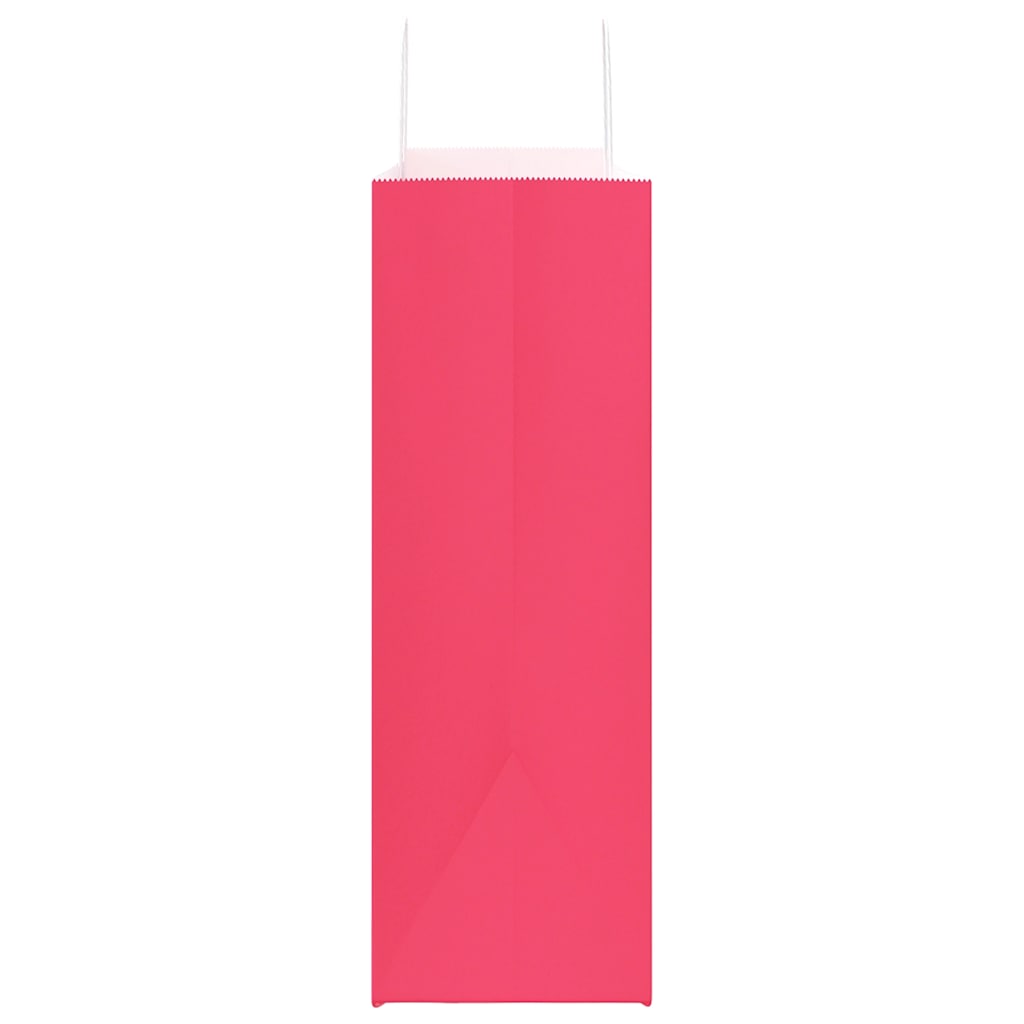 Paper Bags 50 pcs with Handles Pink 54x15x49 cm