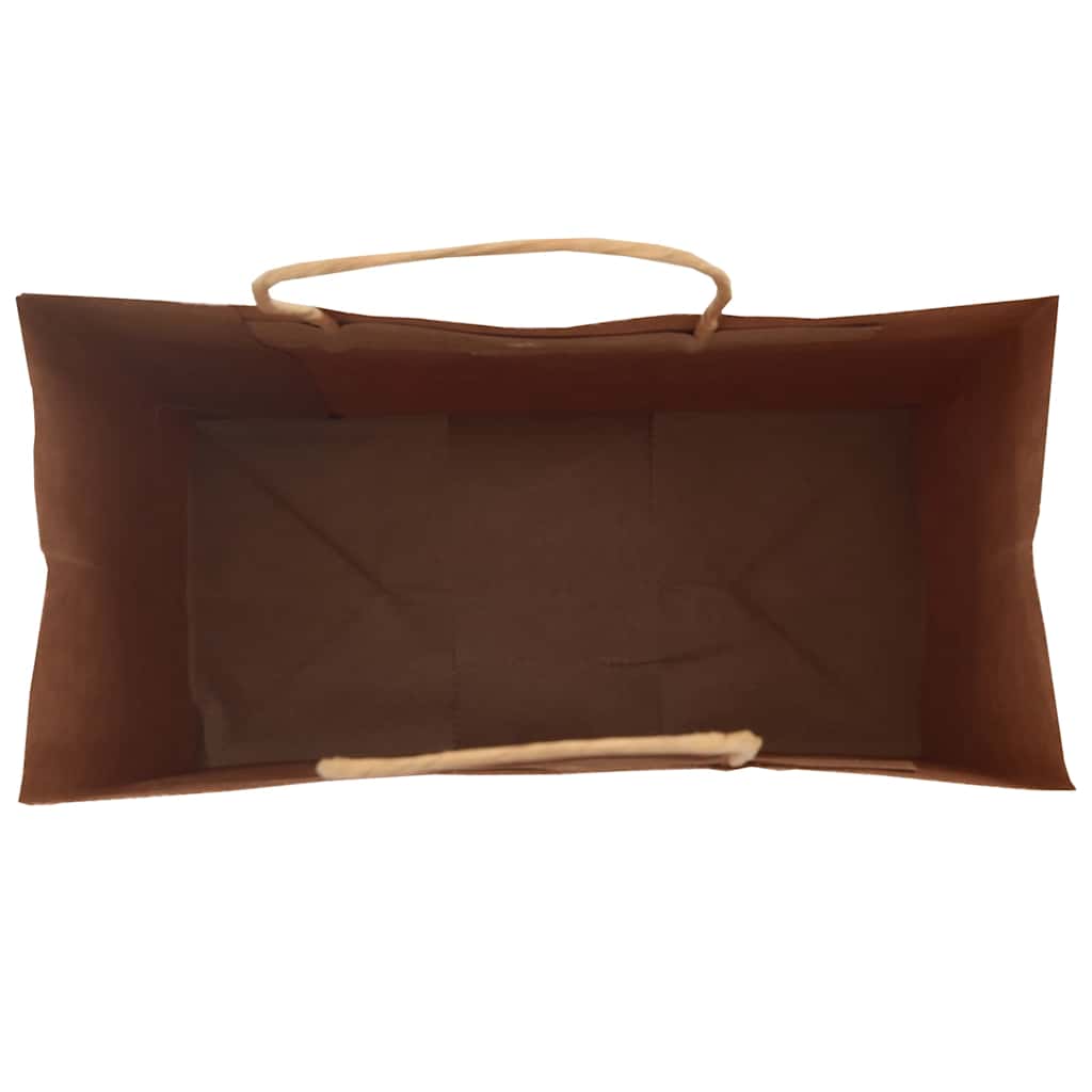 Paper Bags 250 pcs with Handles Blue 21x11x31 cm