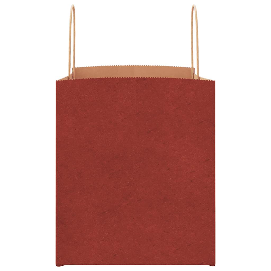 Paper Bags 50 pcs with Handles Red 32x22x24 cm