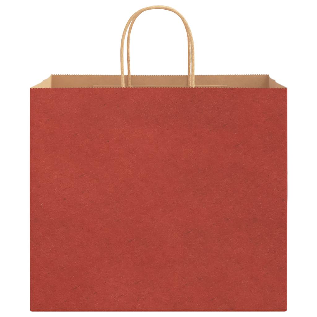 Paper Bags 50 pcs with Handles Red 32x22x28 cm