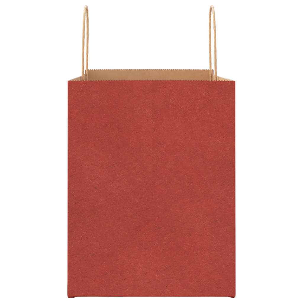 Paper Bags 50 pcs with Handles Red 32x22x28 cm